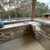 Custom build outdoor corner kitchen