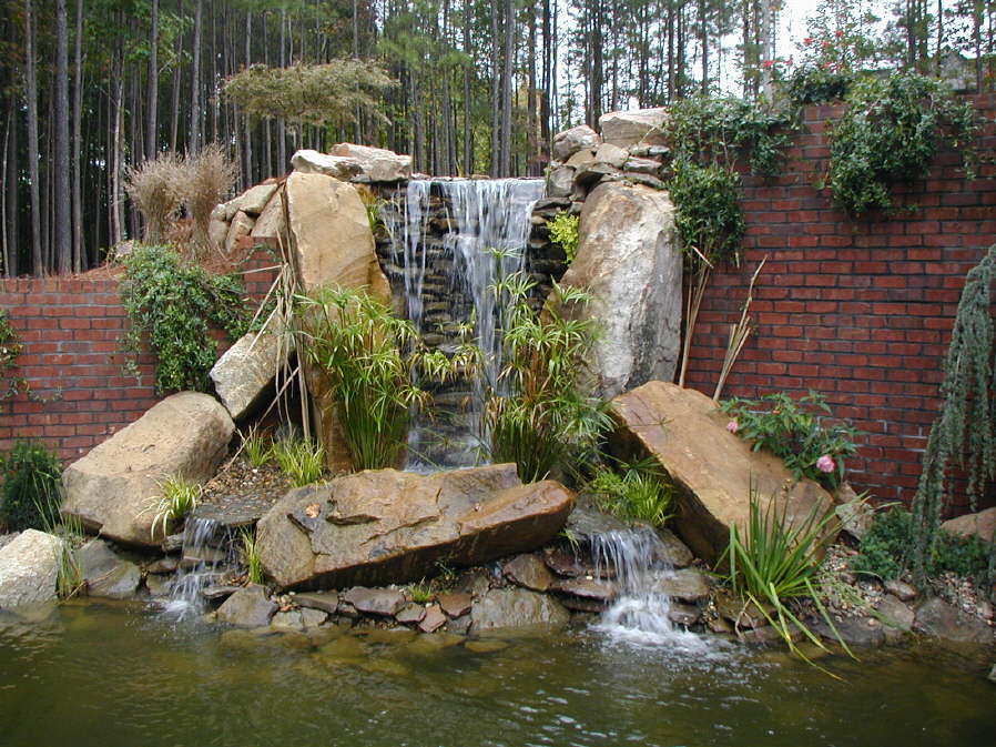 Beautiful Backyard Water Features by Outdoor Contracting, Inc.