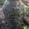 Large planter turned water feature