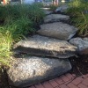 Natural stone steps