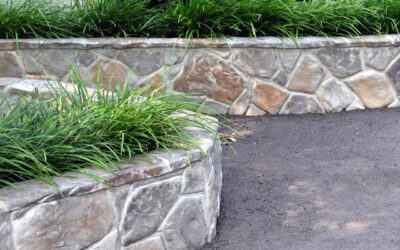 Decorative Concrete and Stone Masonary Wall