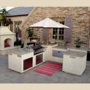 An #outdoor kitchen is a great way to entertain guests