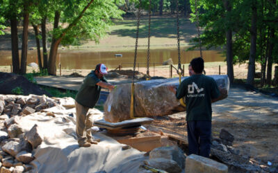 Landscape Boulders #DeckTrend