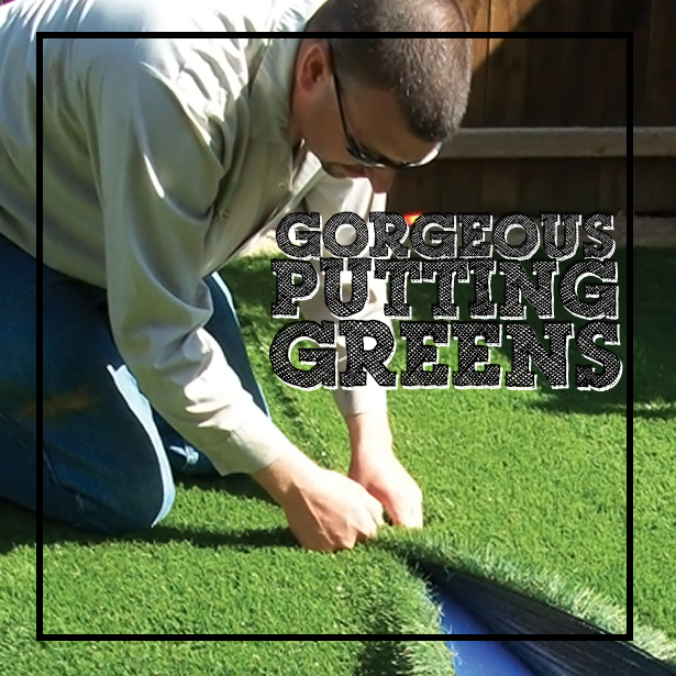 Landscaping with Synthetic Putting Greens
