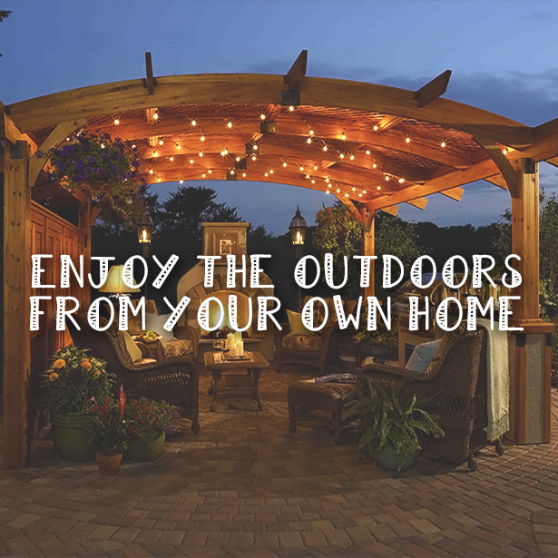 Enjoy the outdoors from you own home