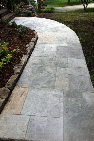 Decorative Concrete Pathway – Outdoor Contracting, Inc. #DecorativeConcrete