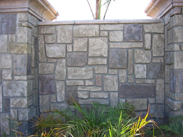 Decorative Concrete Wall or Entrance – Outdoor Contracting, Inc.