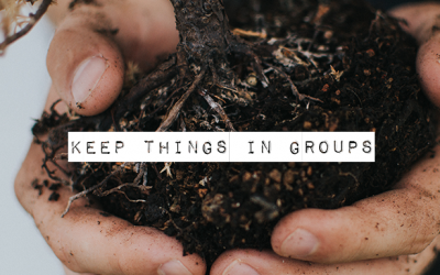 Keep Things in “Groups” Outdoor Contracting, Inc. #LandscapeContracting