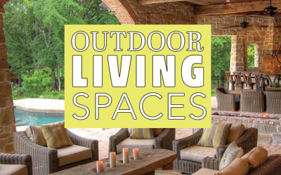 Outdoor living areas make a beautiful addition to your home! #OutdoorLivingSpace