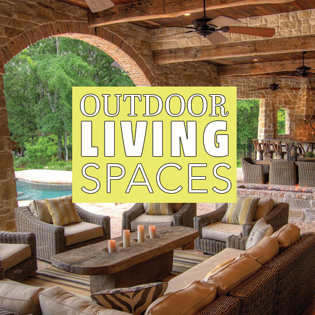 Outdoor living areas make a beautiful addition to your home! #OutdoorLivingSpace