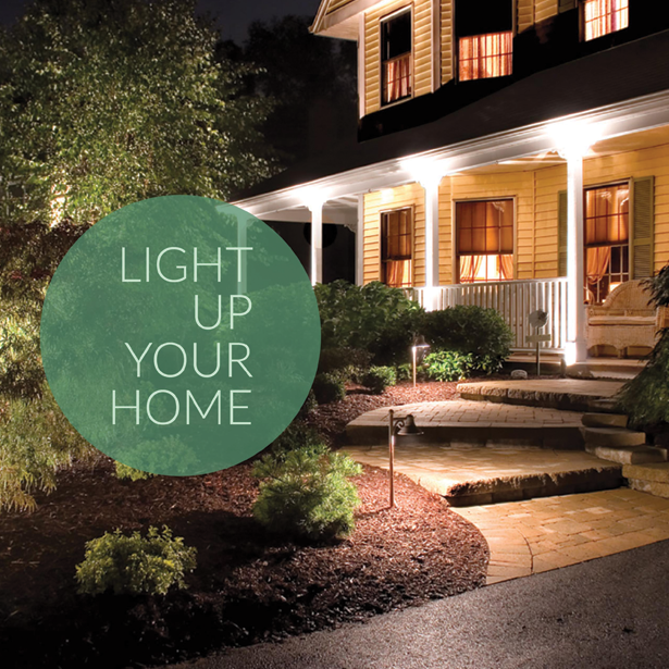 Light Up Your Home!  #LandscapeLighting