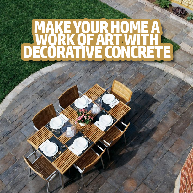 Make Your Home A Work Of Art With Decorative Concrete