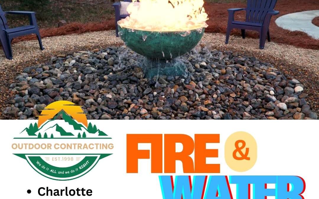 5 Stunning Fire and Water Features to Transform Your Charlotte Patio