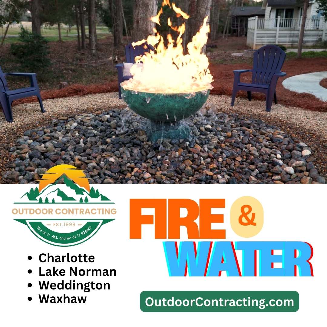 5 Stunning Fire and Water Features to Transform Your Charlotte Patio