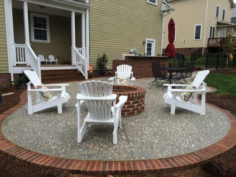 Custom Fire Pit Installation | Luxury Outdoor Living & Backyard Gathering Space Design