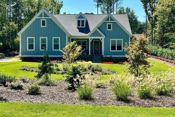 Flooding remediation, Lake Norman, engineered drainage solutions, after photo