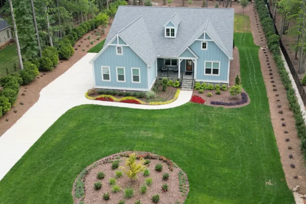 Denver NC Lake Norman The completed landscape showcases how proper engineering and expert construction can completely transform a challenging site.