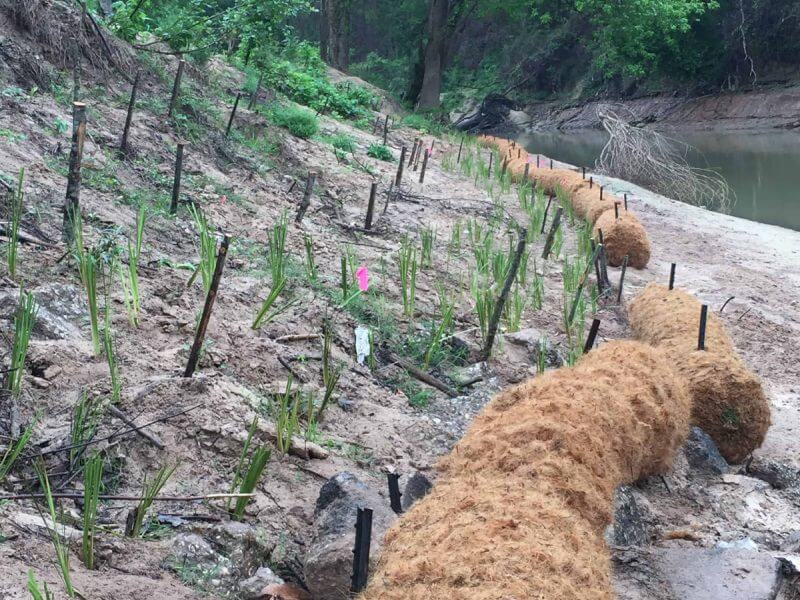 Streambank Erosion Control System, engineered and licensed