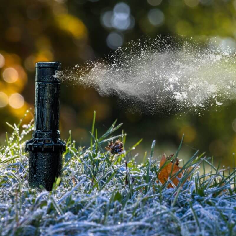 Winterizing irrigation systems to prevent damage and repair need