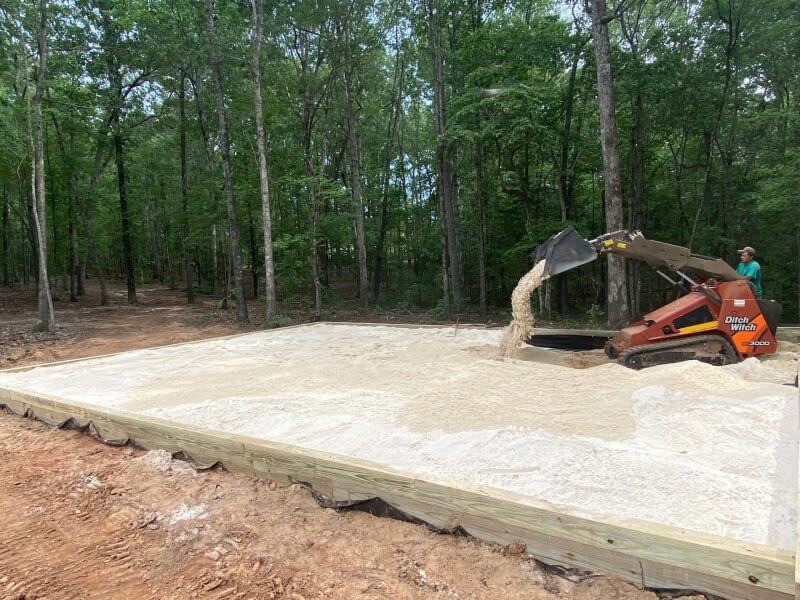 Installation of recreational play area